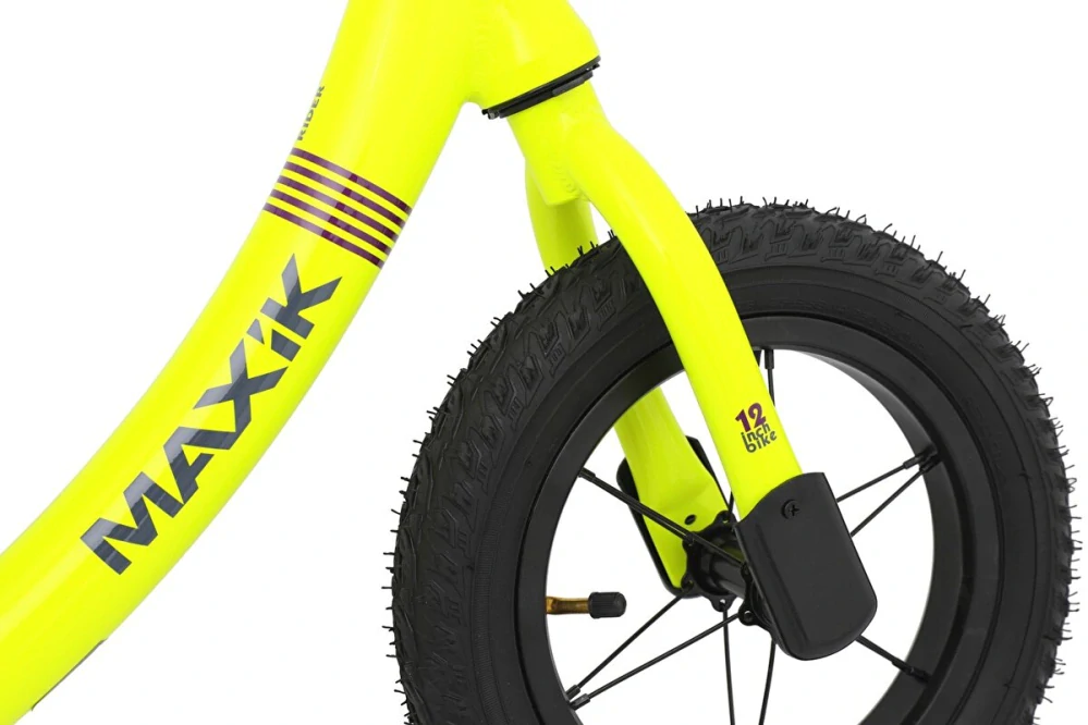 Odrážedlo MAXÍK Evo Lite fluo žlutá/fialová