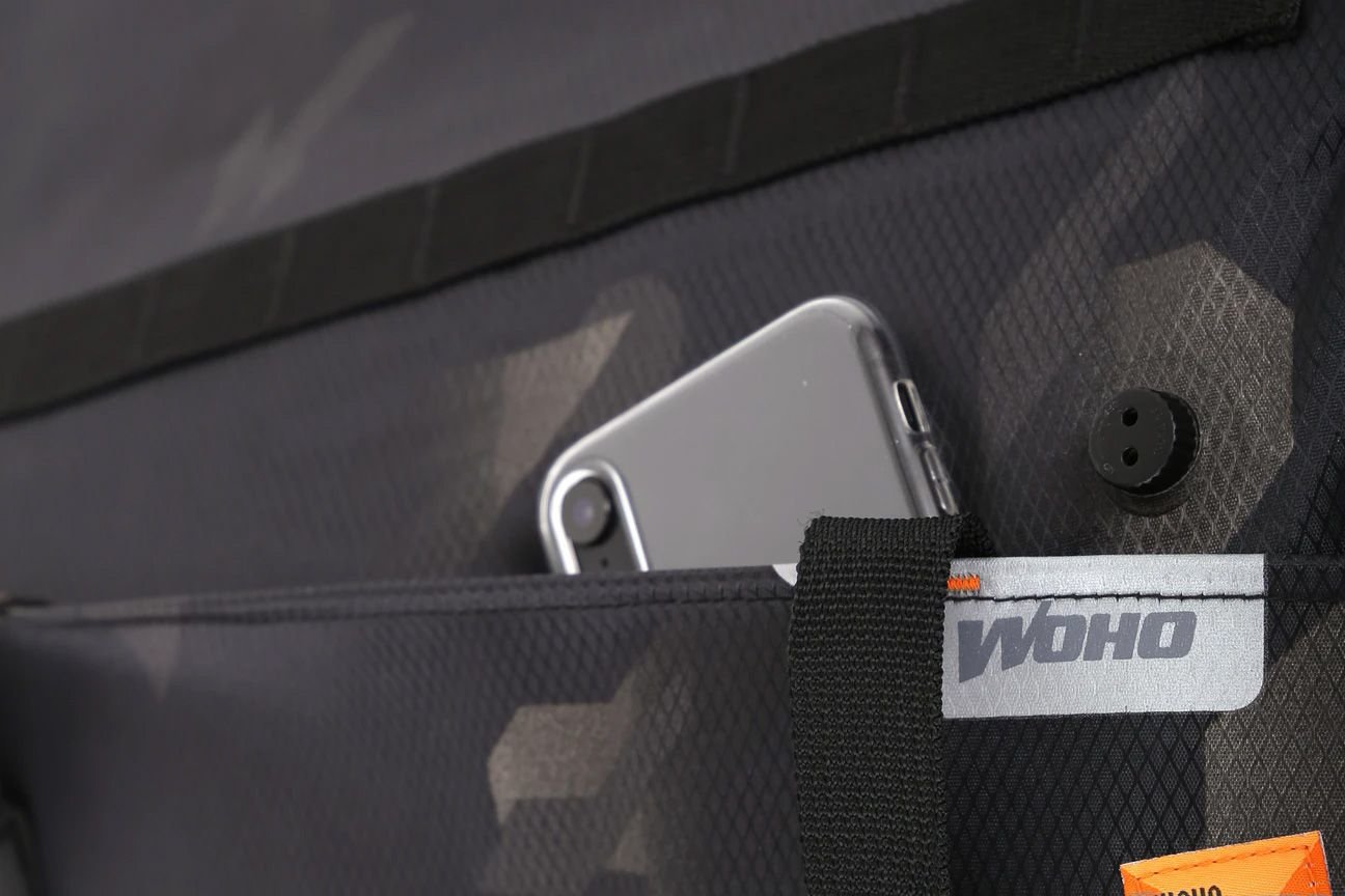 WOHO RÁMOVÁ BRAŠNA X-TOURING DRY DIAMOND CYBERCAM ČERNÁ