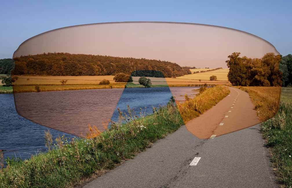 brýle FORCE ATTIC šedo-černé, růžové kontrast.sklo