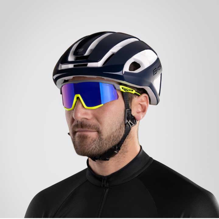 přilba FORCE NEO, modro-bílá