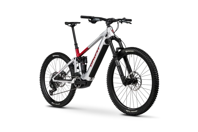 GHOST E-Riot CF Advanced Rebel Red/Misty Grey Glossy