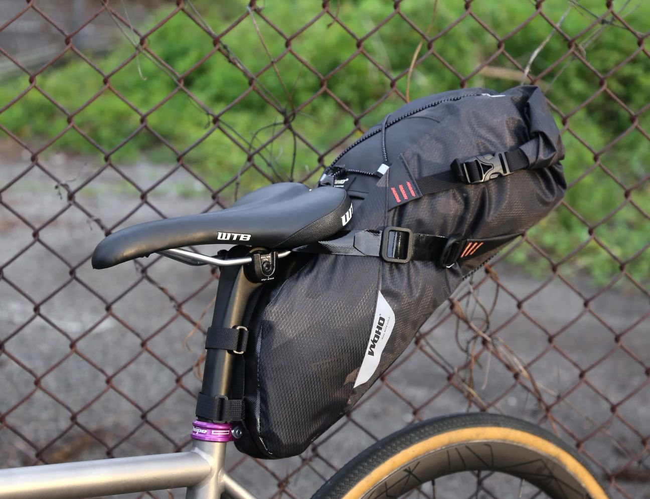 WOHO PODSEDLOVÁ BRAŠNA X-TOURING DRY BAG DIAMOND CYBERCAM ČERNÁ