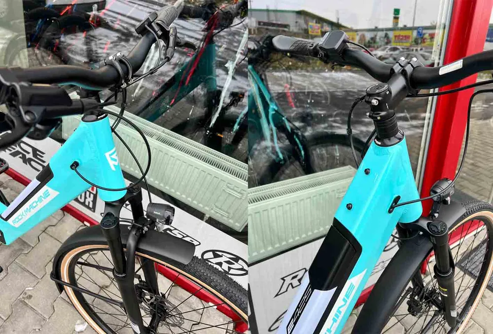 Rock Machine Crossride INT e425 Lady Touring/Gloss Light Mint/Pearl White