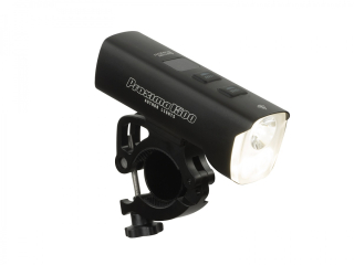 Světlo př. PROXIMA 1500 lm / HB 22-38 mm USB Alloy - černá