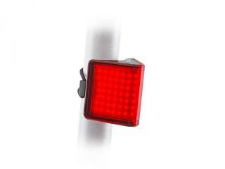 Světlo zad. V-Block360 USB CobLed 80 lm - černá/červené-sklo