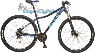 Horské kolo SCUD PARUS 29" 3x8 disc, modrá / šedá