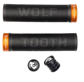 WOLF TOOTH GRIPY ECHO ČERNÁ/ORANŽOVÁ