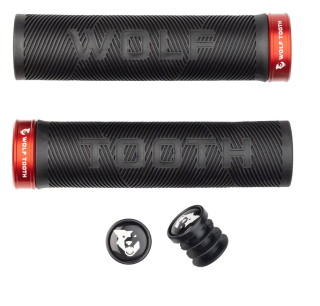 WOLF TOOTH GRIPY ECHO ČERNÁ/ČERVENÁ
