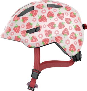 Dětská helma Abus Smiley 3.0 LED rose strawberry