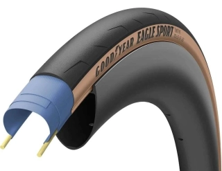Eagle Sport, Tube Type 700x25 / 25-622, Folding Tan