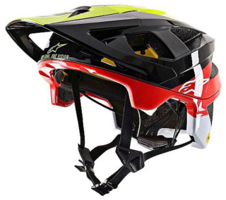 ALPINESTARS VECTOR TECH PILOT HELMA MIPS - BLACK YELLOW RED
