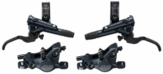 Brzda kotoučová SHIMANO SLX M7100 přední a zadní komplet bez kotoučů J-kit v krabičce