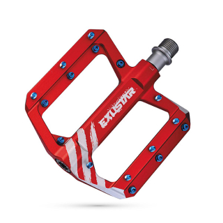 EXUSTAR PEDÁLY PB555 červené 