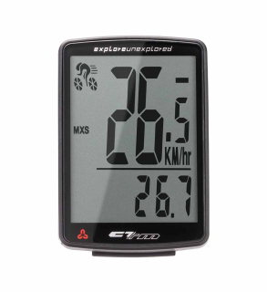 Cyklopočítač CTM, BC-22W, černý