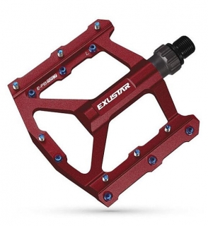 EXUSTAR PEDÁLY  PB557 červená