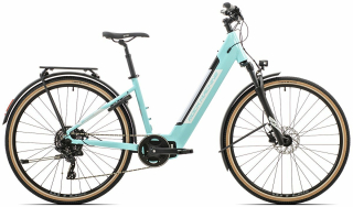 Elektrokolo Rock Machine CrossRide INT e425 lady touring mentolová/bílá