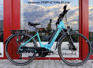 Elektrokolo eTrekking LEVIT MUSCA URBAN MX 630 low turquoise pearl
