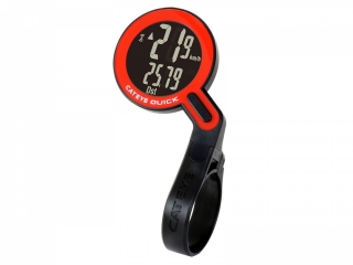 Cyklopočítač CAT Quick (RS100W) - černá/červená